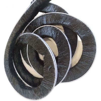 100%PP素材と黒灰色の羊毛パイル 天気保護用天気帯