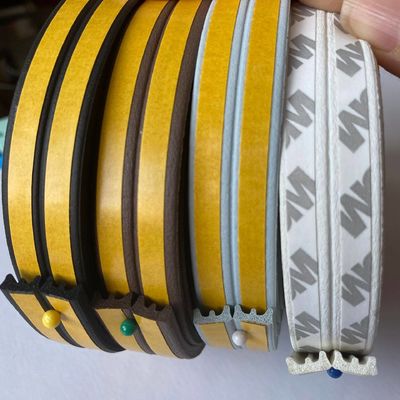 オーダーメイド D 形 自粘性ゴムシール ドア ウィンドウ アパート 防音用 天気 ストライプ