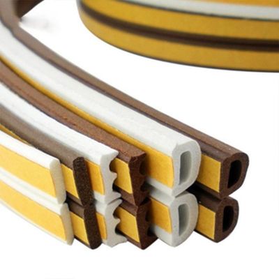 ドアと窓 EPDM 柔らかい泡ゴムシールストライプ グレー ブラウン ホワイト