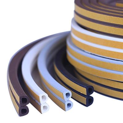 ドアと窓 EPDM 柔らかい泡ゴムシールストライプ グレー ブラウン ホワイト