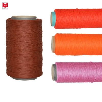 染色されたPPP単線多線 2mm 3ply DTYBCF ニットバッグ用ポリプロピレン糸
