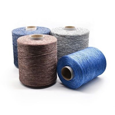 デニア 900D 1000D 2000D 5000D RING SPUN Pp 染色した青い繊維用糸 縫製袋 靴 繊維用混合糸