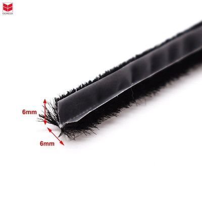 PPフィン アルミ 窓とドア 天気 ストライプ ブラシ シール アパート 積み上げ 高さ 3-25mm / 幅 3-50mm