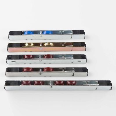 ガラスの窓ローラー UPVC ハードウェア U グルーブ ダブル スチール ポリーホイール