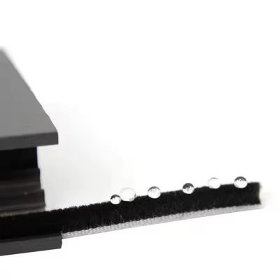 モダンデザイン アパート ドアブラシ 天気予報 灰色 シリコン ウール パイル 7*6mm サイズ 防塵 窓シール ストライプ 汎用