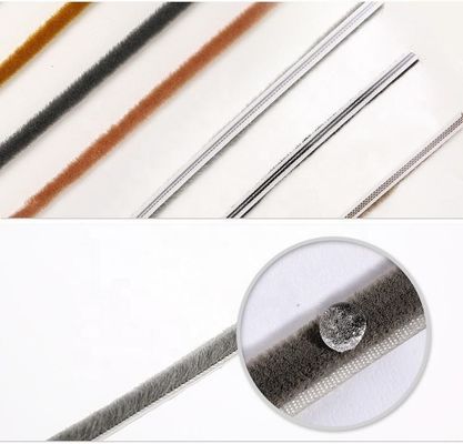 工業用パイル 天気 滑り窓用 脱毛ブラシ 100%PP パイルブラシ パイル高さ 3-25mm / 幅 3-50mm