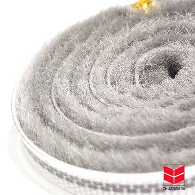 3-50mm 幅 スライディング ドア スロット ウール アルミ合金 ストライプ ブラシ 天気 ストライプ ブラック/グレー/ブラウン/ホワイト/その他