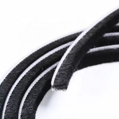 滑り窓/ドア用の天気剥離ブラシ 粘着型天気帯シールストライプ ブラック/グレー/ブラウン/ホワイト/その他